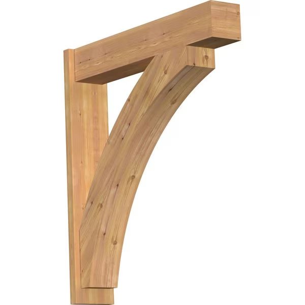 Thorton Block Smooth Outlooker, Western Red Cedar, 7 1/2